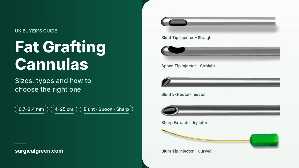 Fat Grafting Cannulas: Sizes, Types & How to Choose | UK
