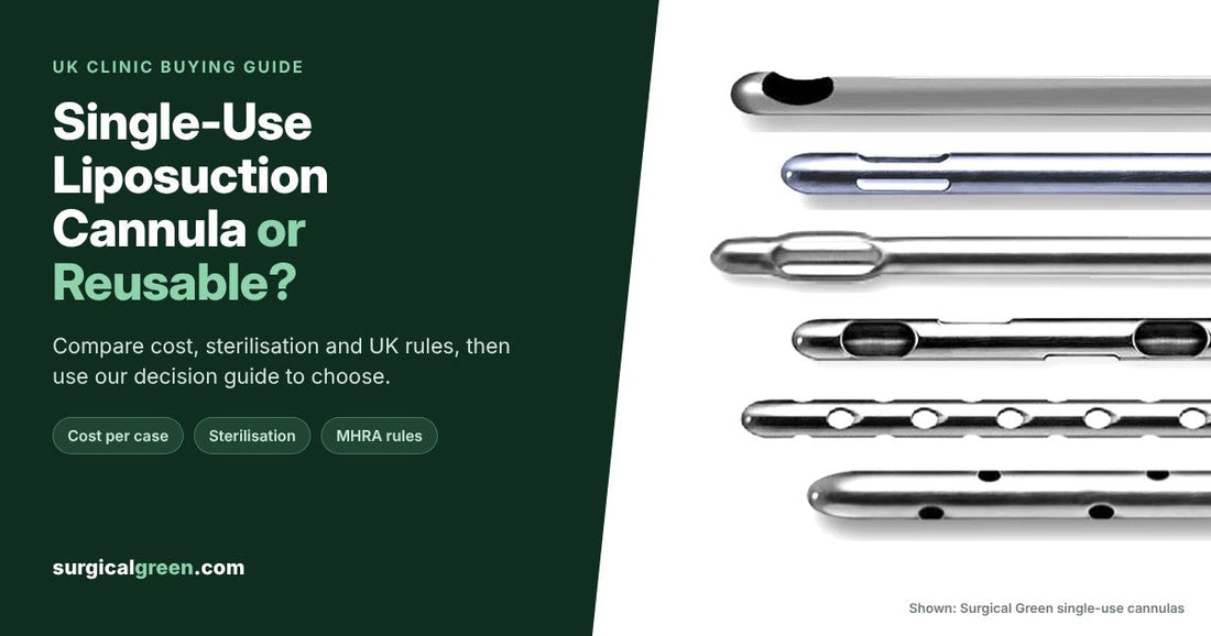 Single-Use Liposuction Cannula or Reusable? How to Choose for Your Clinic