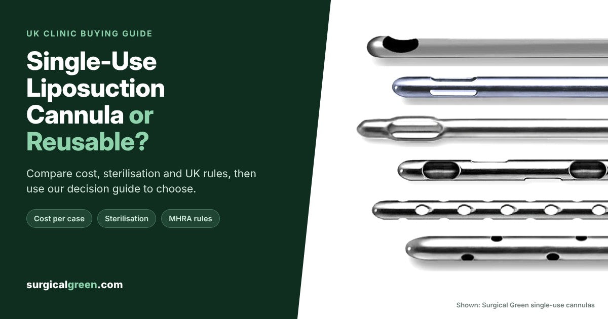 Single-Use Liposuction Cannula or Reusable? How to Choose for Your Clinic