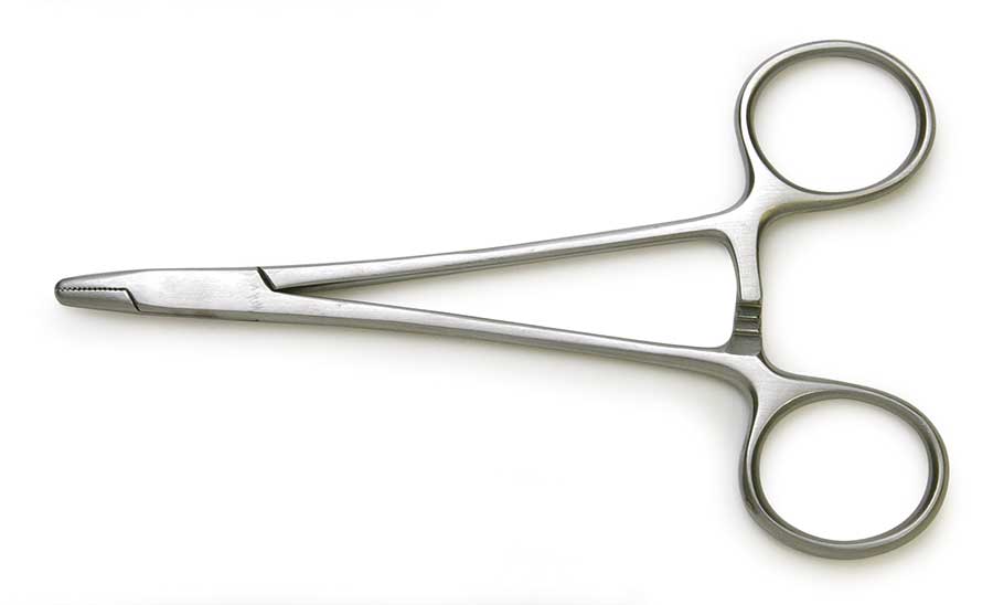 Sterile Single Use Derf Needle Holder – 12 cm