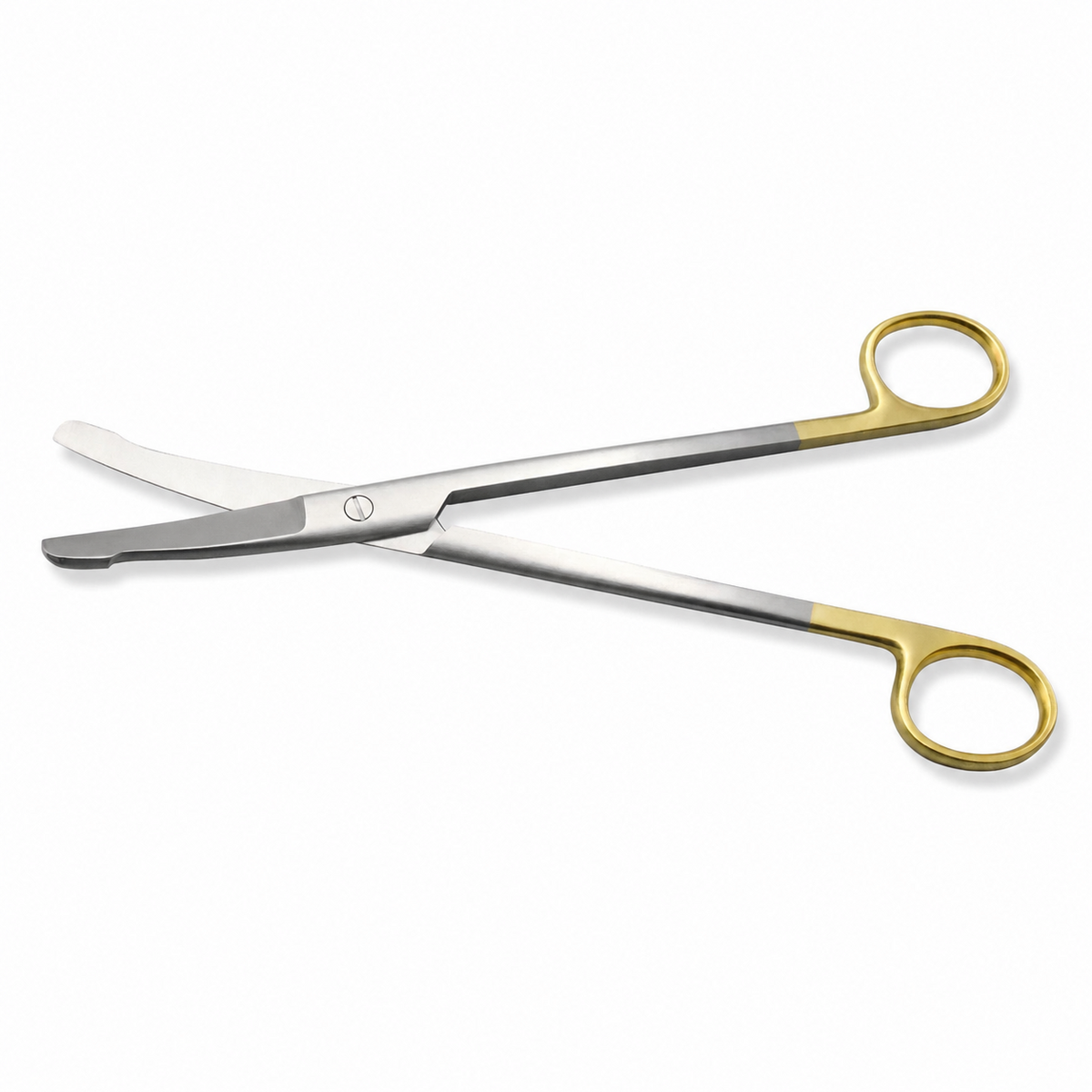 Diamond Tip Scissors - Heavy Bevel on Shank | 20 cm Curved