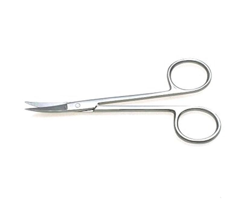 Iris Scissors Flat Single Use Curved