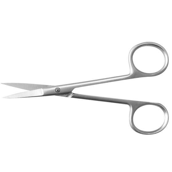 Iris Scissors Round Shanks -  Straight 11.5cm